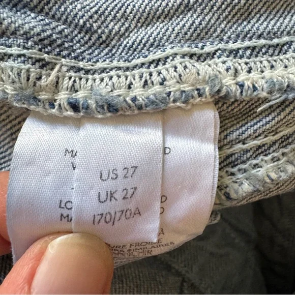 Anthropology Pilcro The Wanderer Relaxed Jeans Blue Denim Boho Straight 27 - Picture 16 of 16